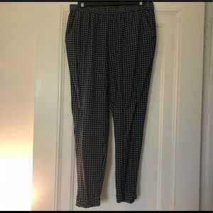 Madewell blue printed track trousers